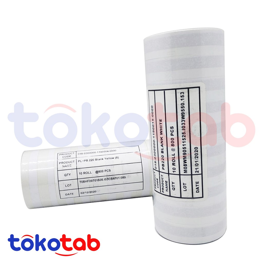 

Sato Stiker Label Harga PB-220 Kuning dan Putih (1 roll kecil)