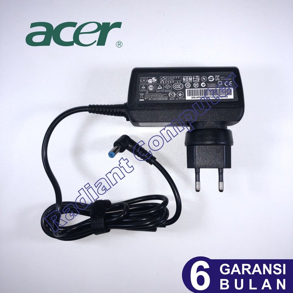 Adaptor Charger Original Acer Aspire One 522 532 532H 19V 2.15A