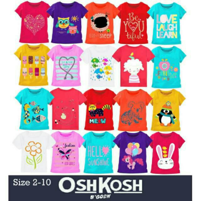Kaos Anak Perempuan Oshkosh