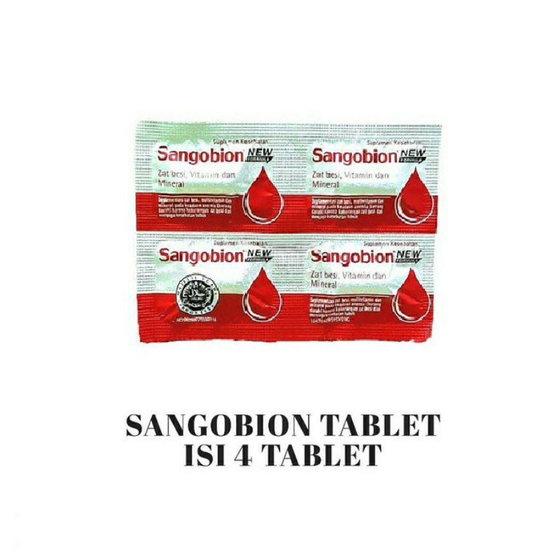 SANGOBION 1 lembar isi  4 ,10 kapsul