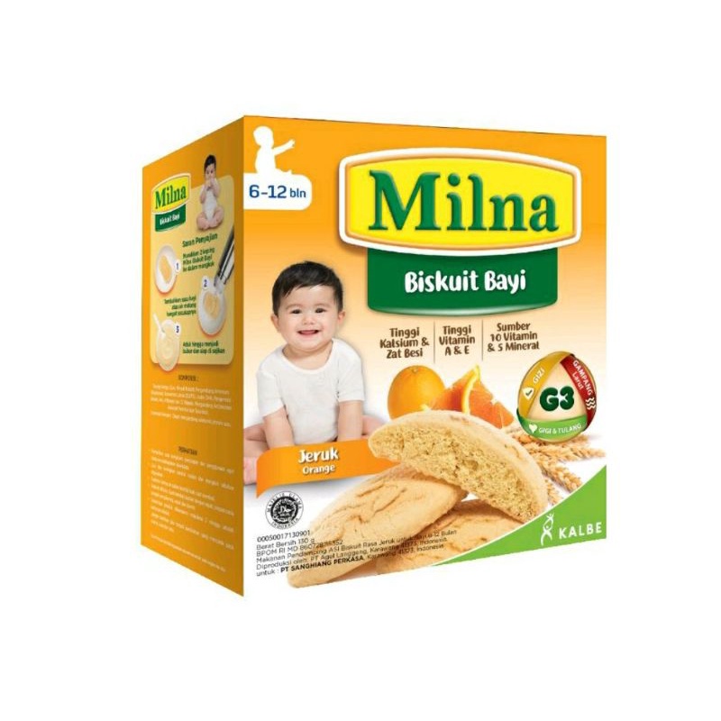 MILNA BISKUIT BAYI 6-12 BULAN Ada 7 Varian Rasa