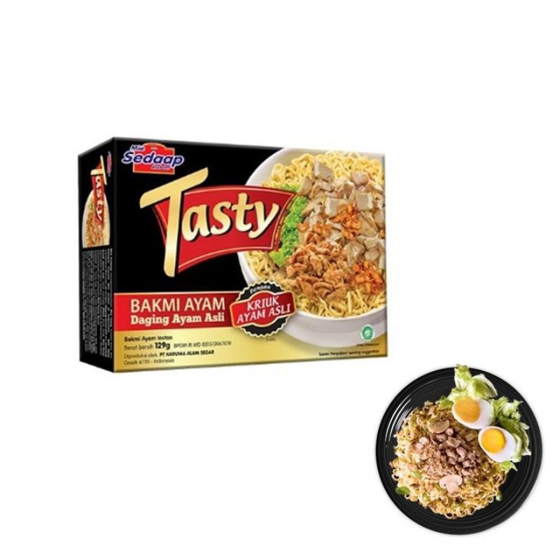 

mie Sedaap tasty bakmi daging ayam asli 129 gram