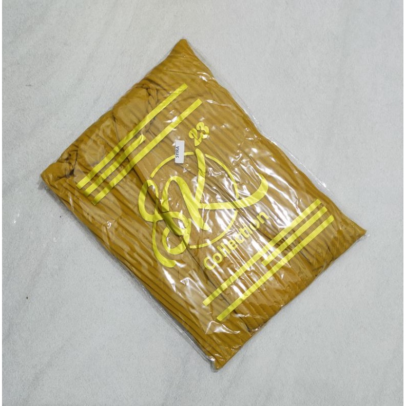 HIJAB SYIRA PRISKET ORI SK23 COLLECTION-Mustard