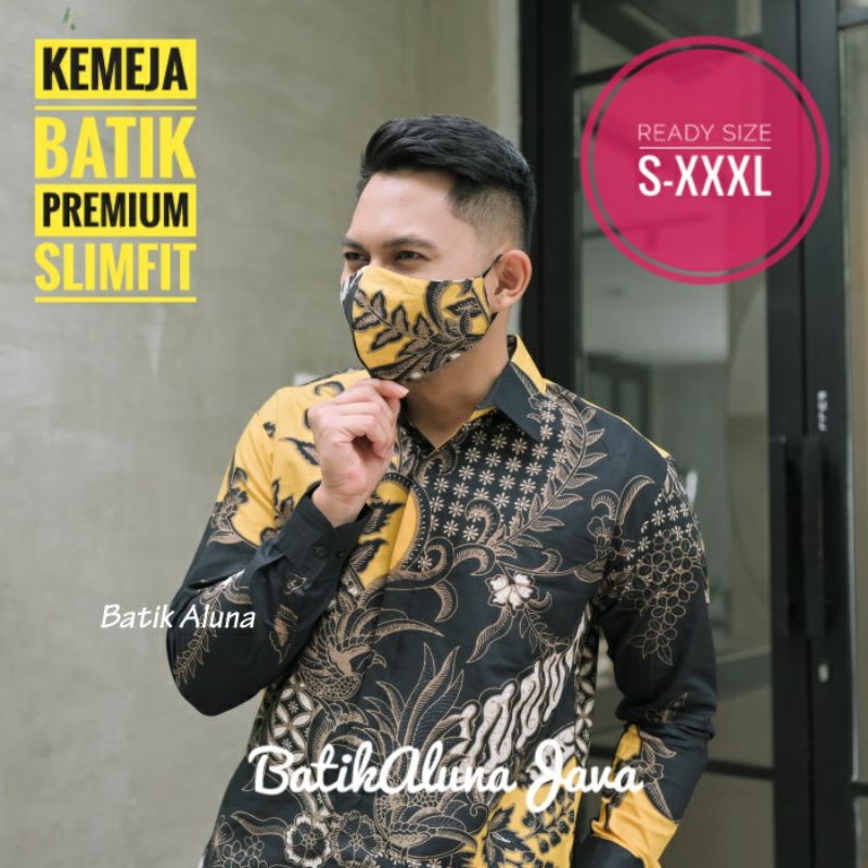 Batik Pria Premium Batik Aluna Modern