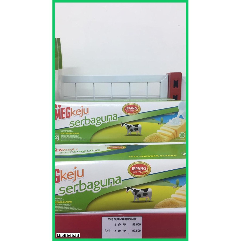 

Ujekujek- Meg Keju Cheddar 2Kg -Original.