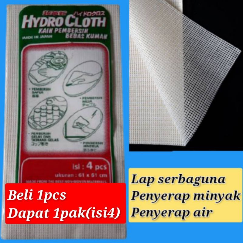 kain lap Hydro cloth lap serba guna penyerap minyak penyerap air