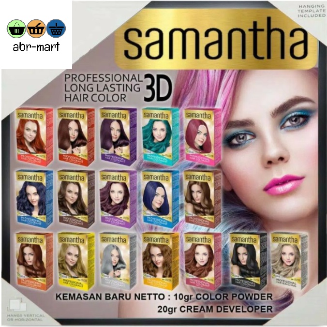 SAMANTHA HAIR COLORANT PEWARNA RAMBUT **