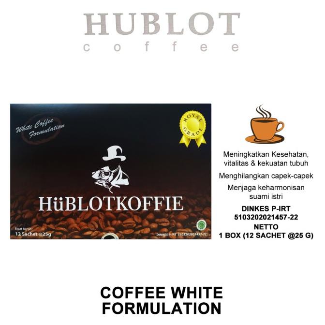 Kopi Hublot Hublot Coffee White Coffee Formulation