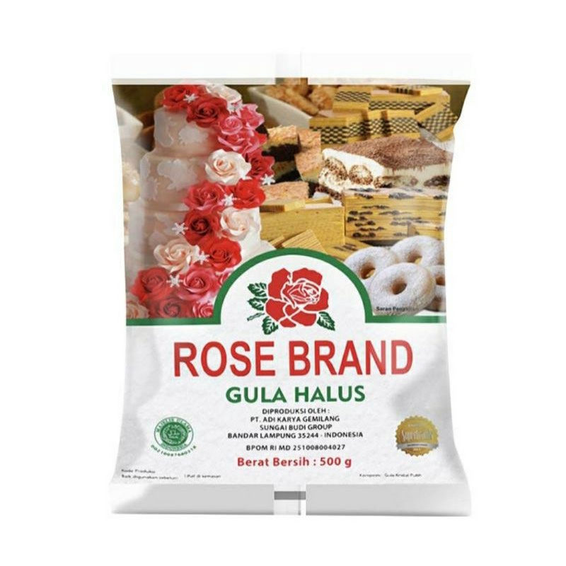 

ROSE BRAND GULA HALUS 500 GRAM