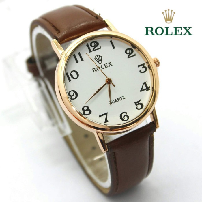 JAM TANGAN WANITA ROLEX KULIT RLX018