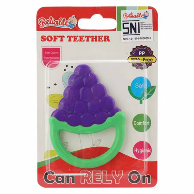 Silicon Teether mainan gigitan bayi SNI BPA-FREE S1