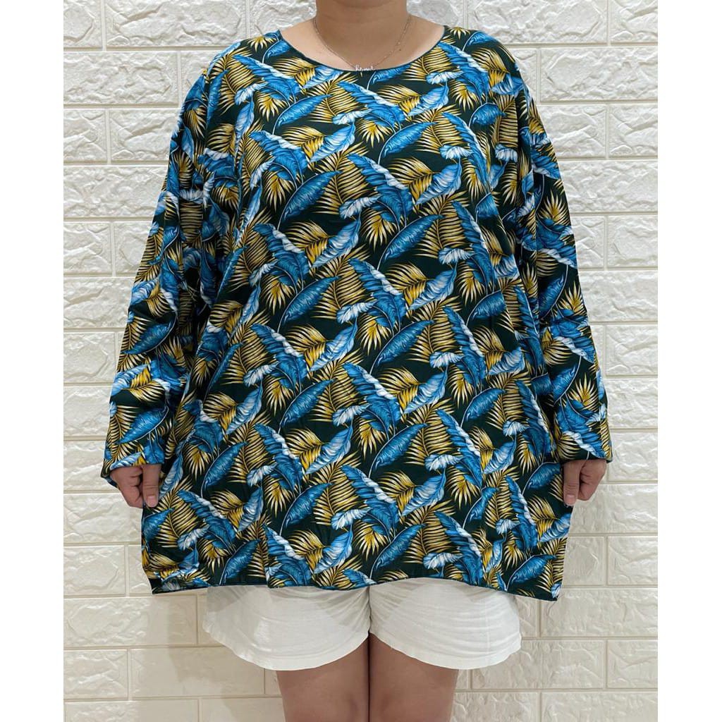 baju bali wanita tangan panjang jumbo xxxl#kaos tangan panjang rayon xxxl motif janda bolong