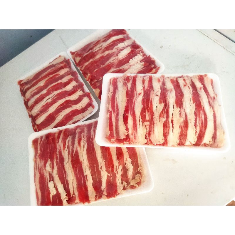 

beef slice yoshinoya 500gr/slice lemak/