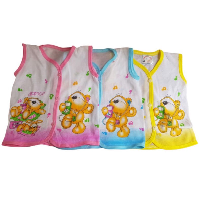 baju bayi baru lahir kancing depan