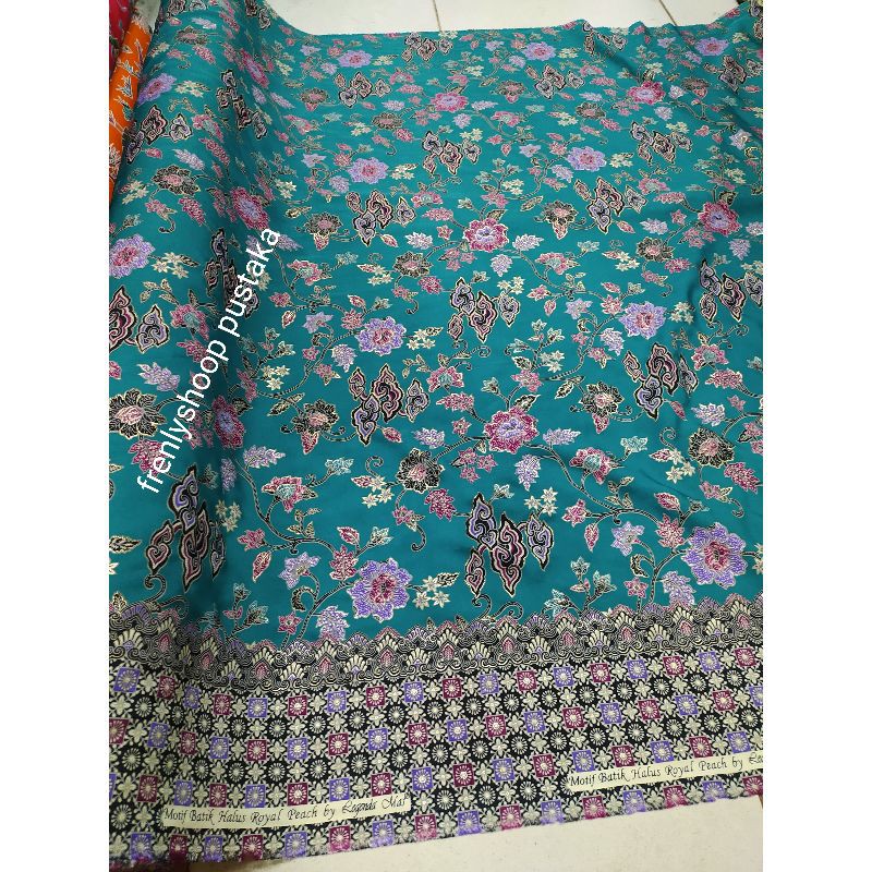 kain batik semi sutra meteran / bahan batik semi sutra halus