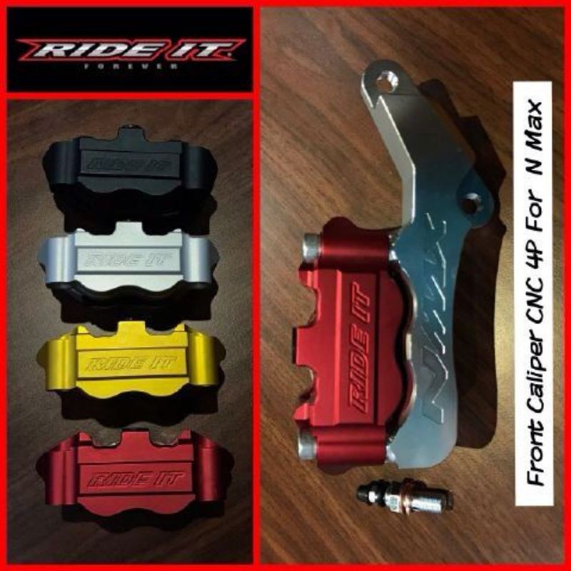 KALIPER CALIPER CAKRAM DEPAN RIDE IT ORIGINAL NMAX DEPAN MONOBLOK MONOBLOCK CNC not rcb s1 s2 s3 bre