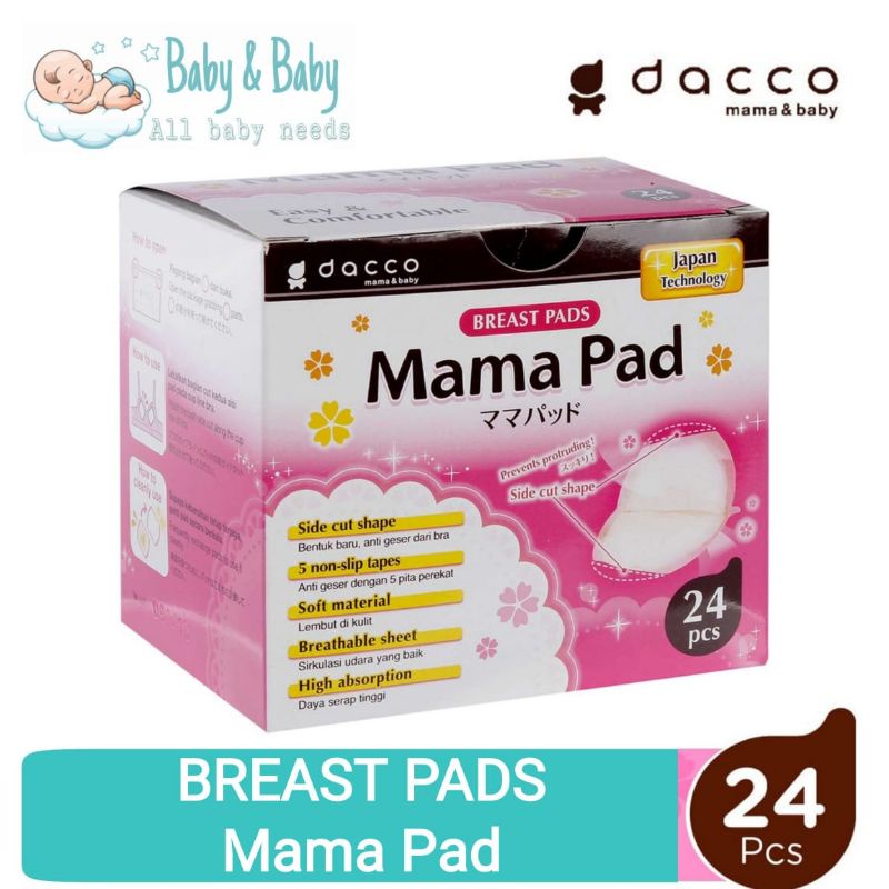 Dacco Mama Pad Breast Pads isi 24 pcs - Penyerap Asi