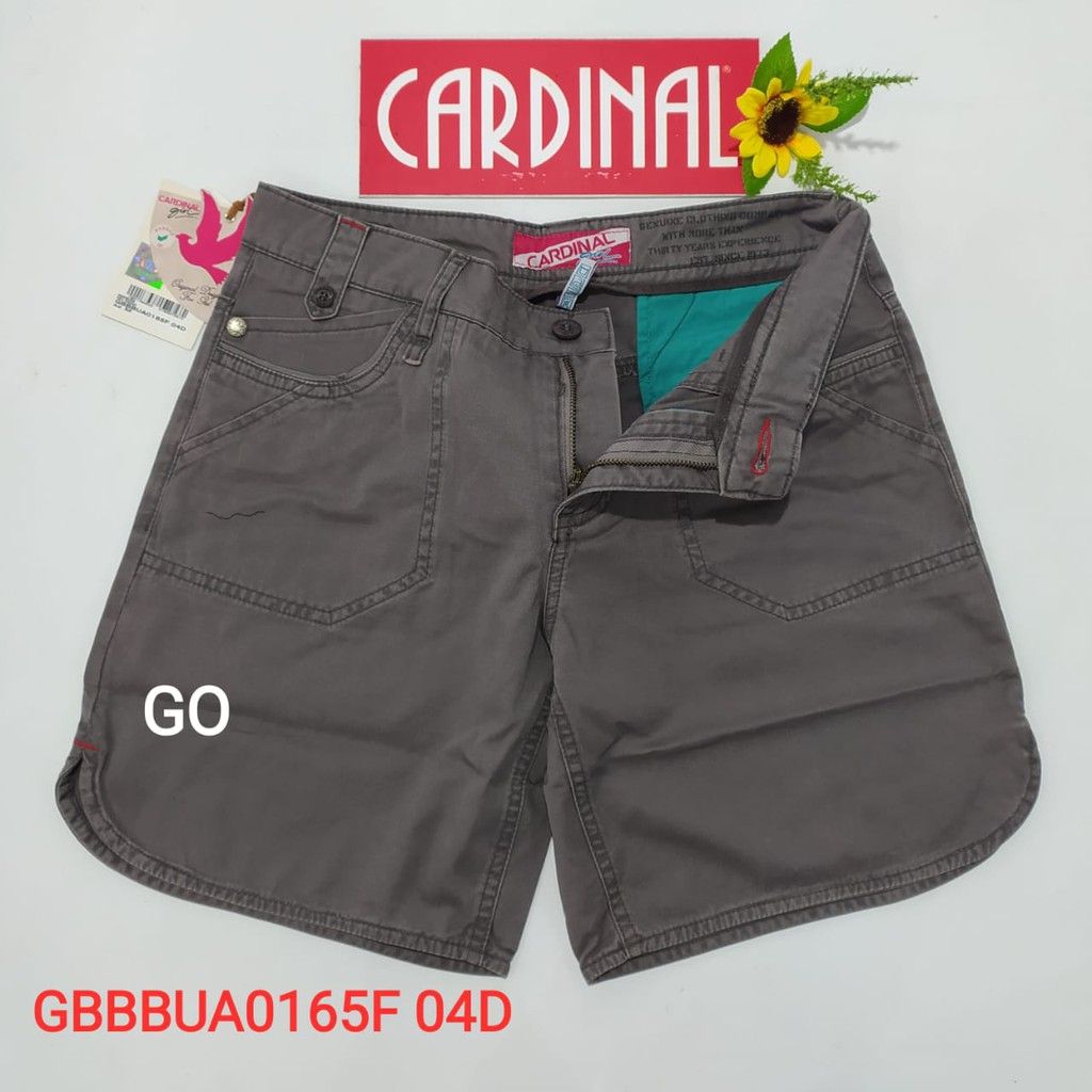 gof CARDINAL GIRL CELANA BAHAN Pakaian Wanita Celana Pendek Bahan 3/4 Katun Polos Casual Original