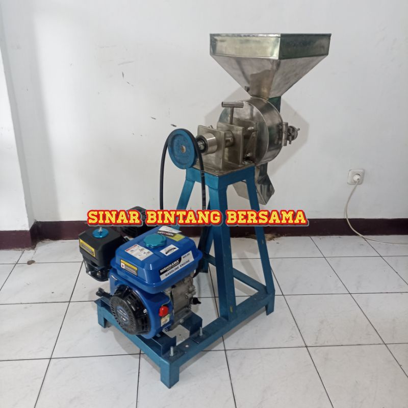 MESIN GILING BUMBU BASAH REMPAH REMPAH KOMPLIT SIAP PAKAI