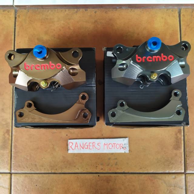 KALIPER BREMBO 2 PISTON PLUS BREKET BEAT FI- BEAT CARBU-VARIO 110-125-150-SCOOPY