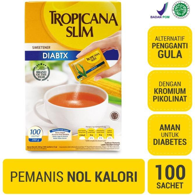 

READYY Tropicana Slim Sweetener DIABTX (100 Sachet) COD