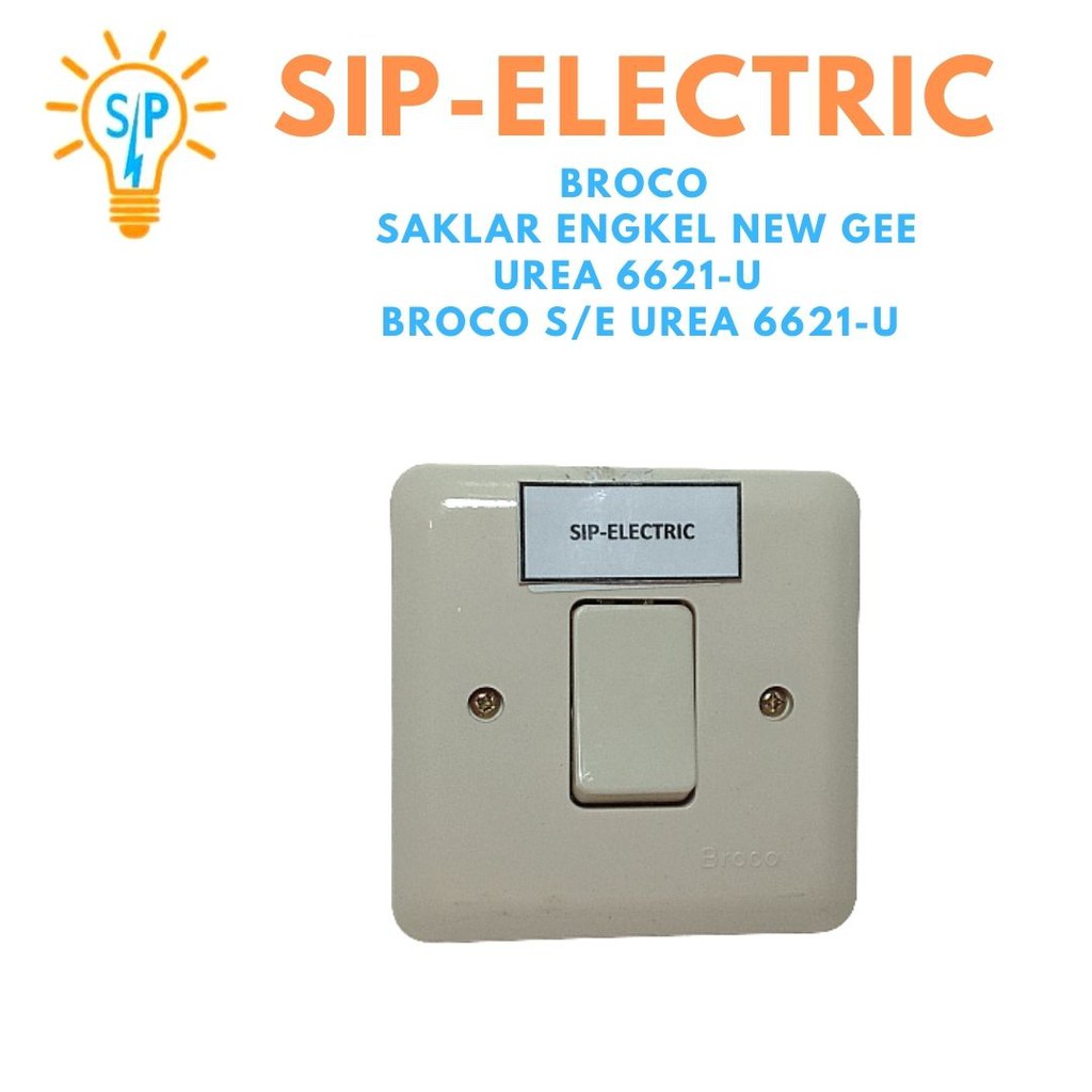 Broco Saklar Engkel New Gee Urea 6621-U / Broco S/E Urea 6621-U