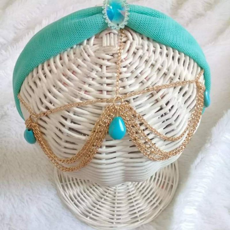 Jasmine Set Bando + Rumbai Princess Anak Dewasa