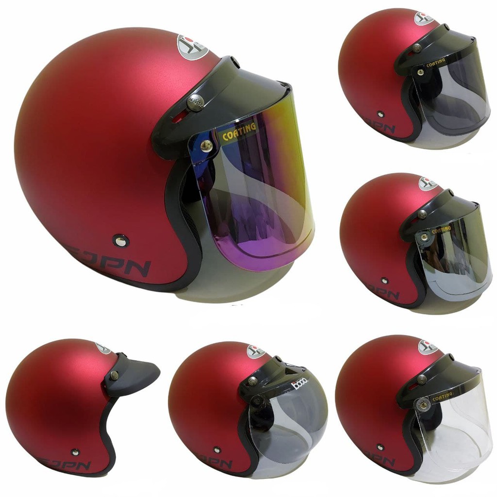 Helm Jpn Maroon Doff