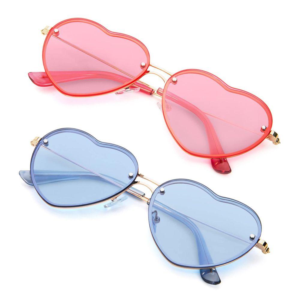 Lily Heart Sunglasses Kacamata Pesta Halloween Cinta Hati