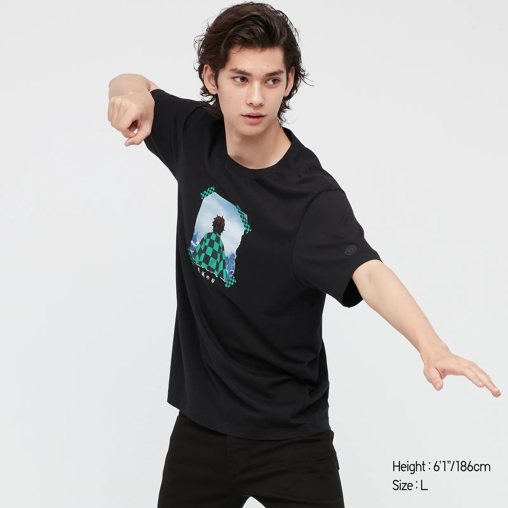 Uniqlo x Demon Slayer Kaos Celana Kimetsu no Yaiba Purinsu Anime KNY Ori Original