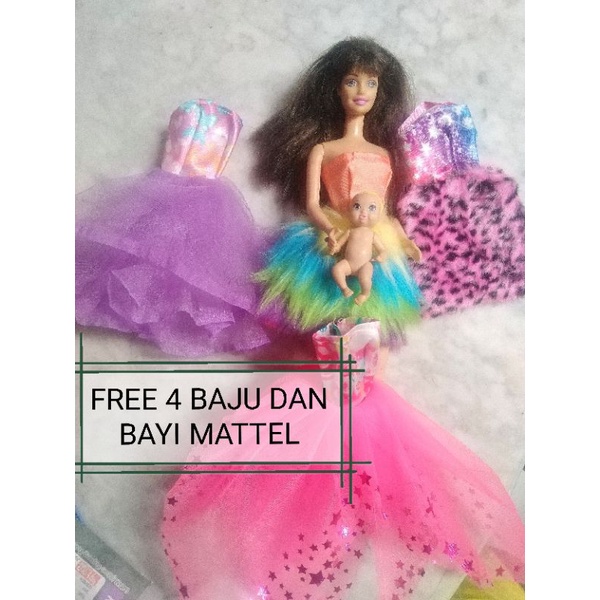 barbie preloved/barbie second/barbie mattel/barbie vintage/bayi mattel/baby mattel/boneka barbie sec