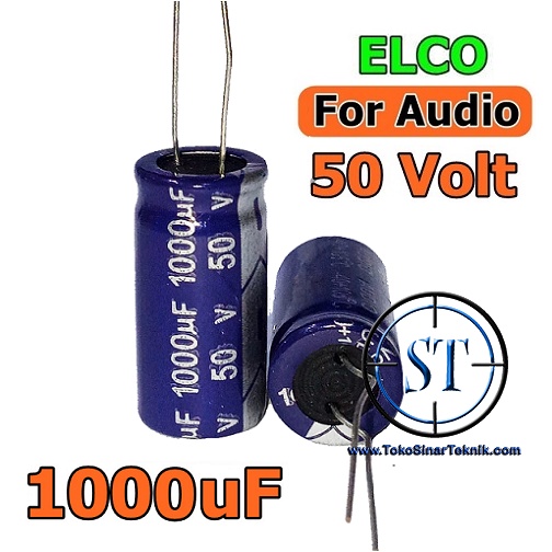 Elco  Elko Kapasitor Capacitor 1000/50 1000uF/50 1000/50V 1000uF/50V 1000uF/50 1000/50V 1000uf 50v High Quality Isi Full mengkilap