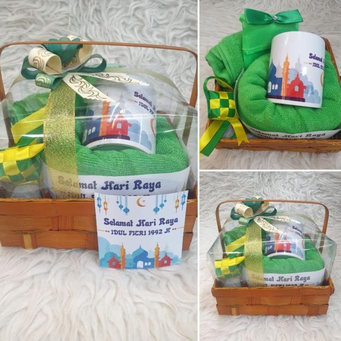 

parcel idul Fitri / hampers rotan keranjang kotak