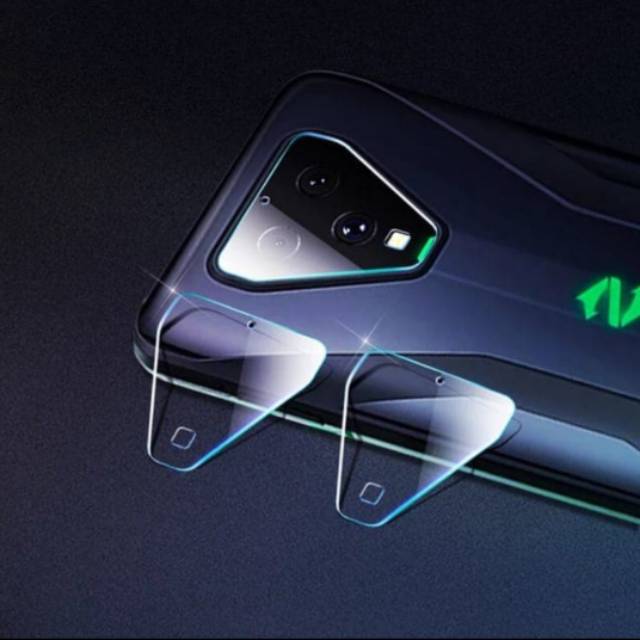 BlackShark 3 Anti Gores Camera Belakang Screen Guard Protector Temper Glass Kamera Black Shark 3