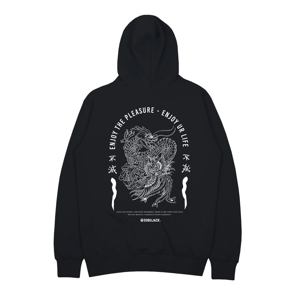 Dobujack Extinct Black Hoodie
