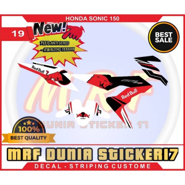 Sticker decal full body Honda sonic 150 sticker decal Honda sonic 150 full body 19