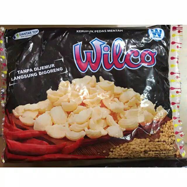 

Krupuk wilco / krupuk kentang pedas.