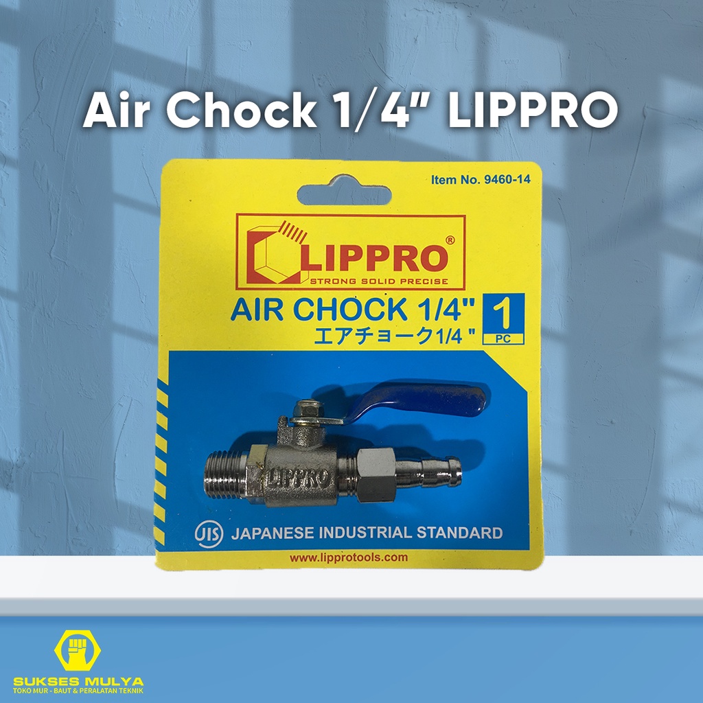 LIPPRO Kran Angin Kompresor  9460-14 - Air Chock - Air Chuck