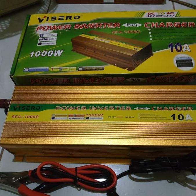 Power Inverter 1000 Watt Plus Charger 10A Visero Terlaris