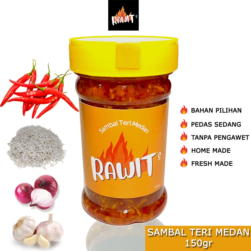 

Rawits - Sambal Teri Medan 150gr