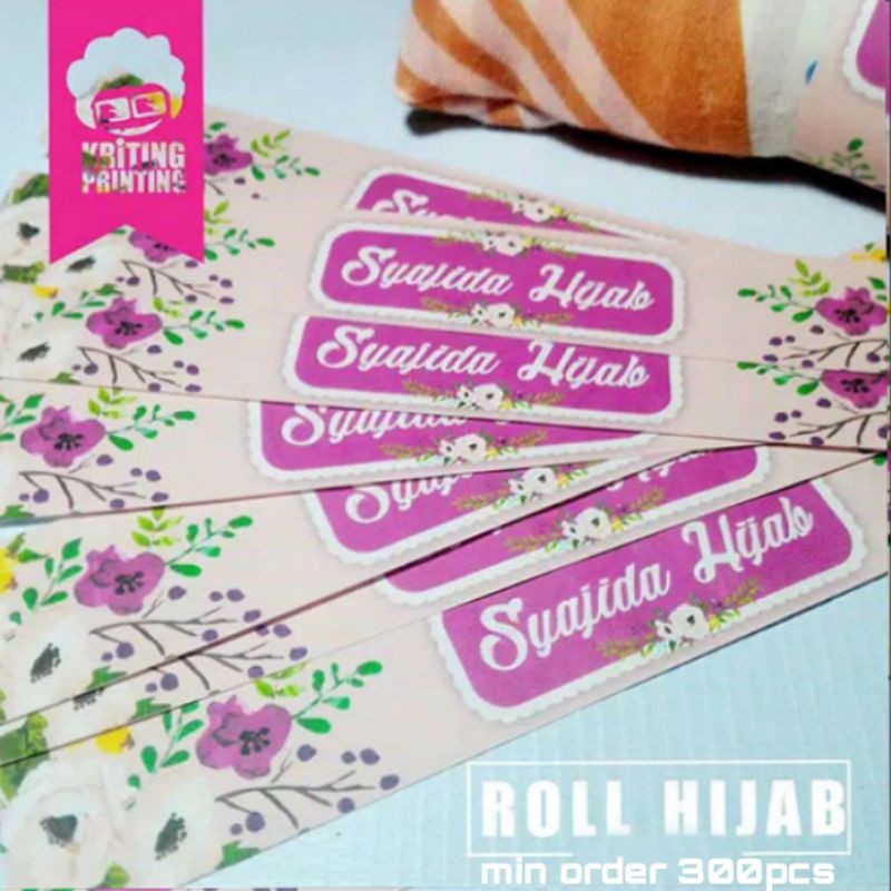 

NIZARA [REALPICT] - LABEL ROLL PENGIKAT HIJAB GLOSSY ARTPAPER MURAH