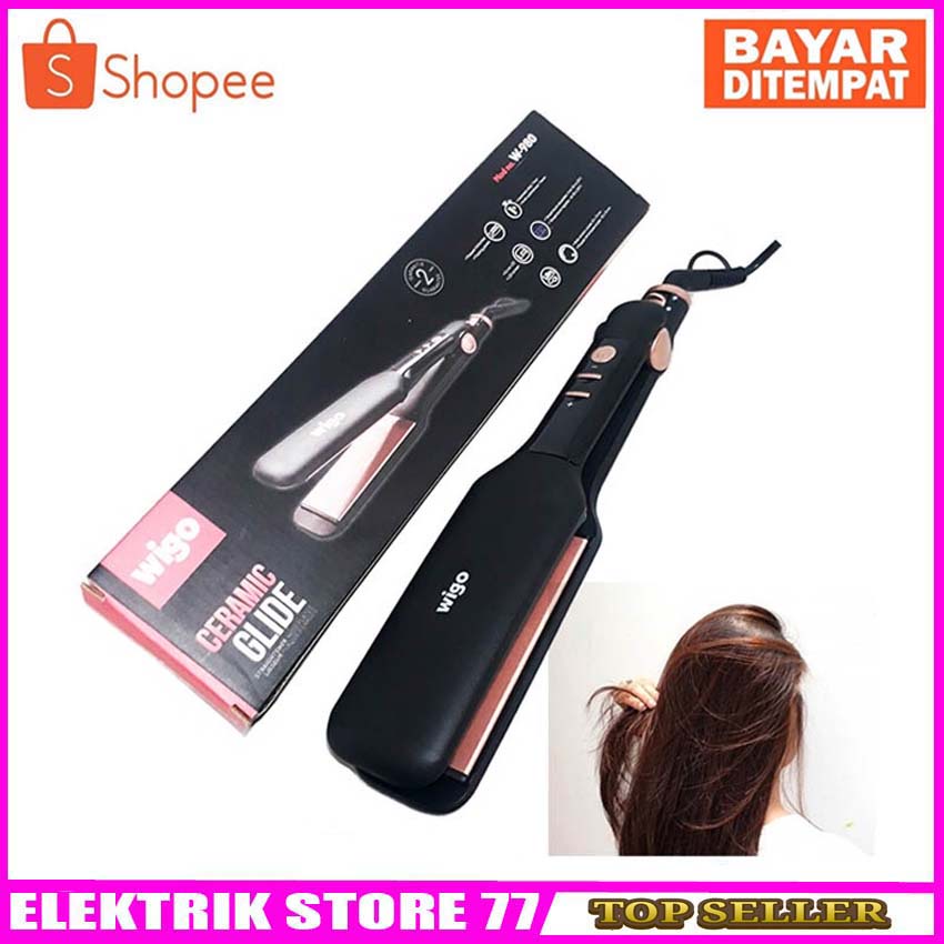 HAIR STRAIGHTENER WIGO W-980 ORIGINAL WIGO Catok rambut Lurus temperatur suhu ionic Elektric Straigh