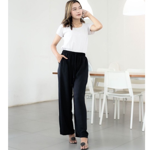 CELANA KULOT CRINKLE AIRFLOW RUBY PREMIUM CELANA KULOT HIGHWAIST CELANA WANITA