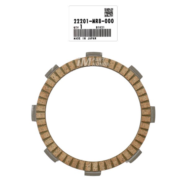 22201-MR8-000 Kampas Kopling Disk Clutch Friction Megapro Monoshock Verza CRF 150 L