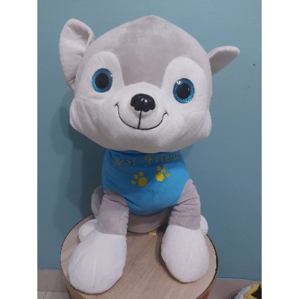 Boneka guguk mata belo size jumbo