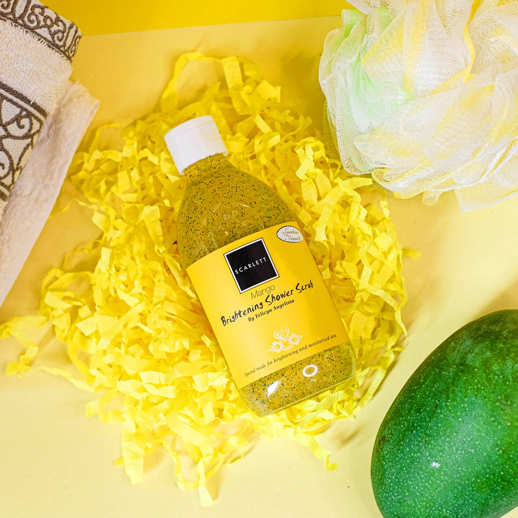 Scarlett Whitening Shower Scrub Mango-5