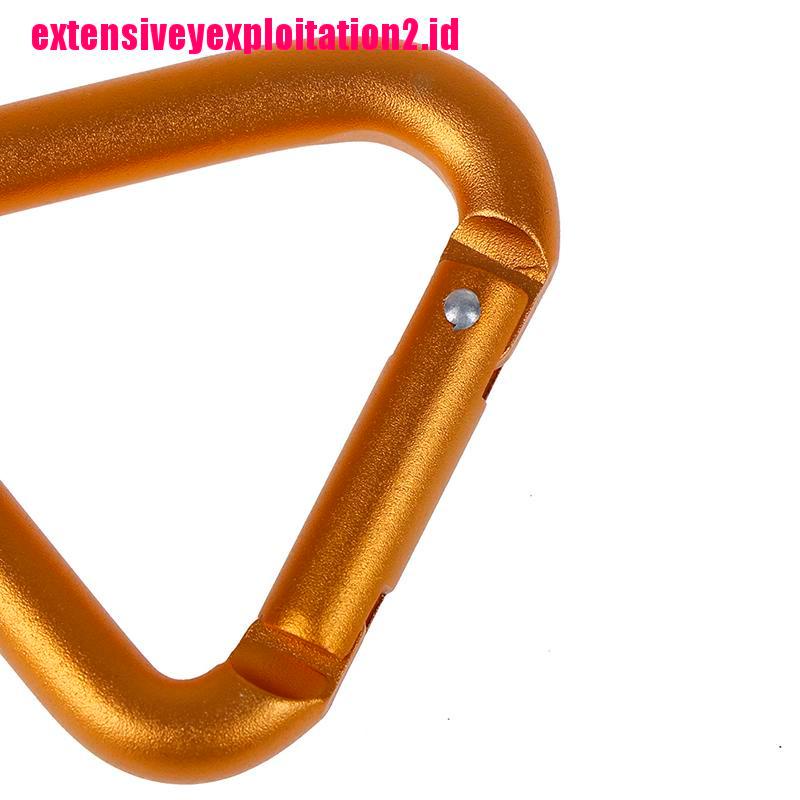 &lt; E2id &amp; &gt; 1PC Carabiner Bentuk Segitiga Untuk Camping / Hiking