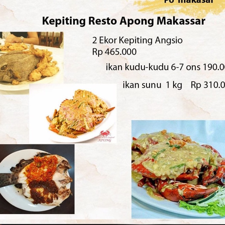 

kepiting angsio resto apong