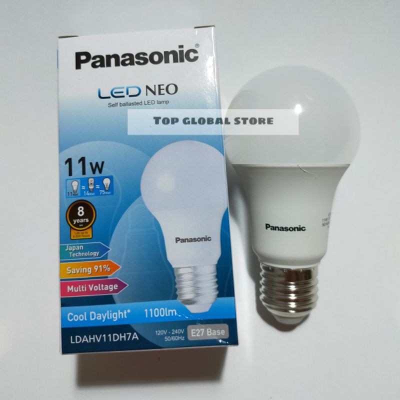 Lampu LED Panasonic 11w 11 watt NEO - Putih