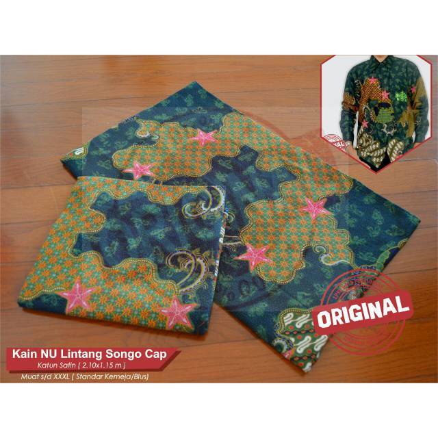 Kain batik nu Lintang songo kombinasi kemeja nu lintang songo
